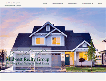 Tablet Screenshot of midwestrealtygroupinc.com